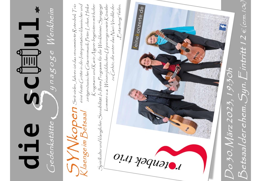 Plakat Rotenbek Trio
