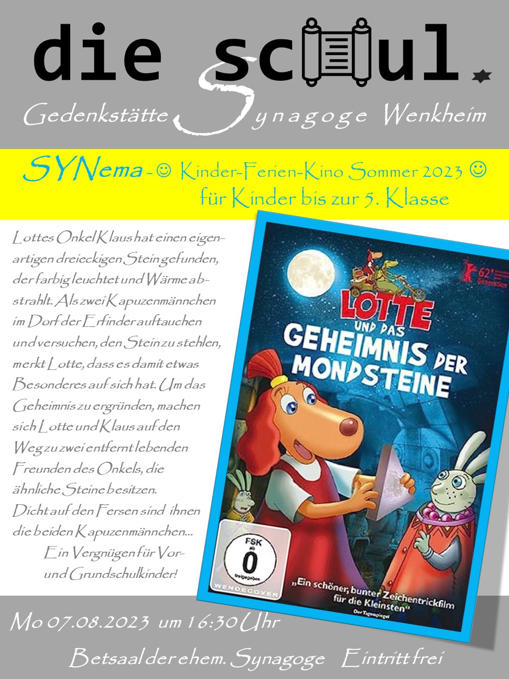 Plakatentwurf KiFePro 2023 Lotte