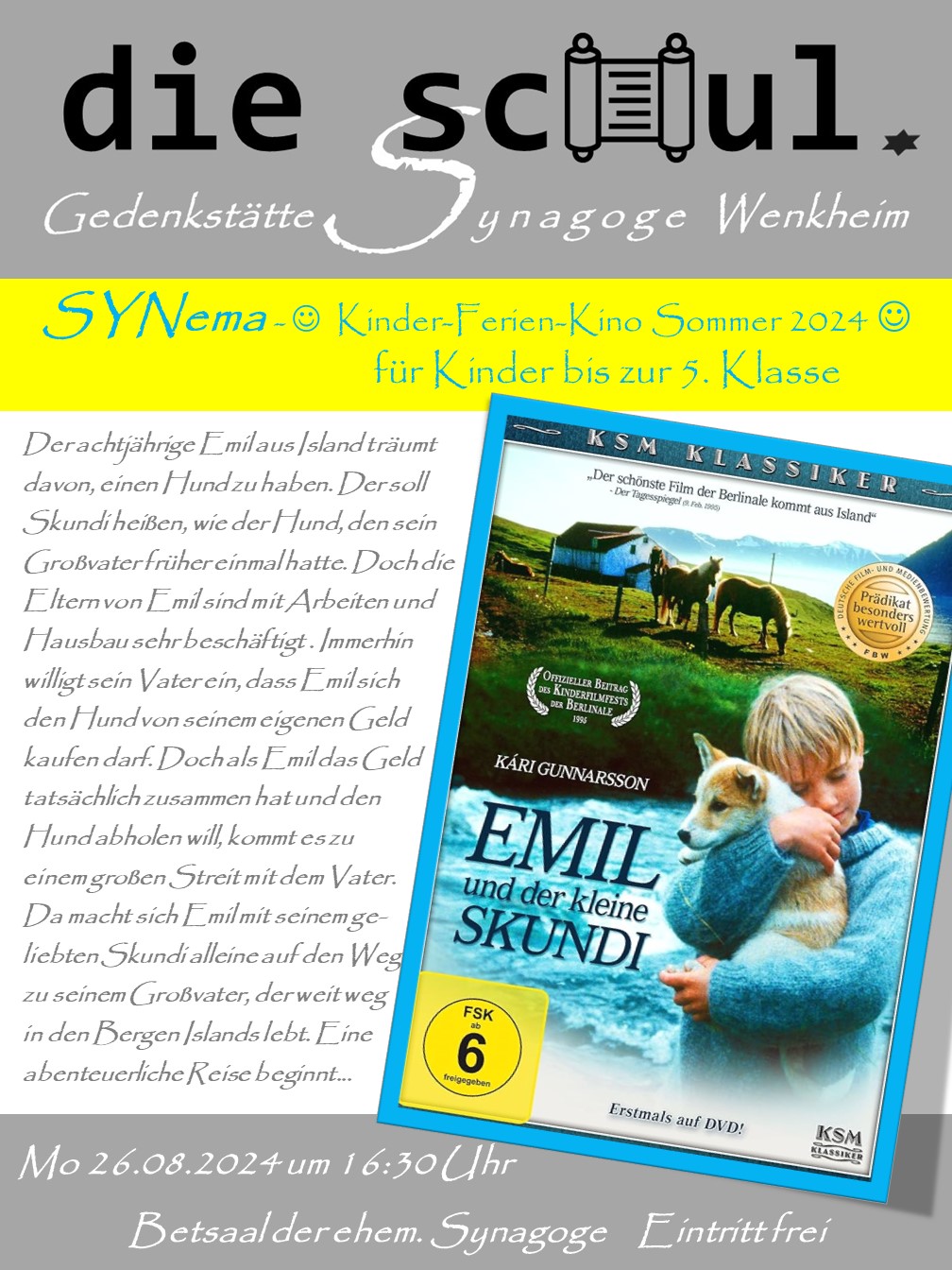 Plakatentwurf KiFePro 2024 Skundi