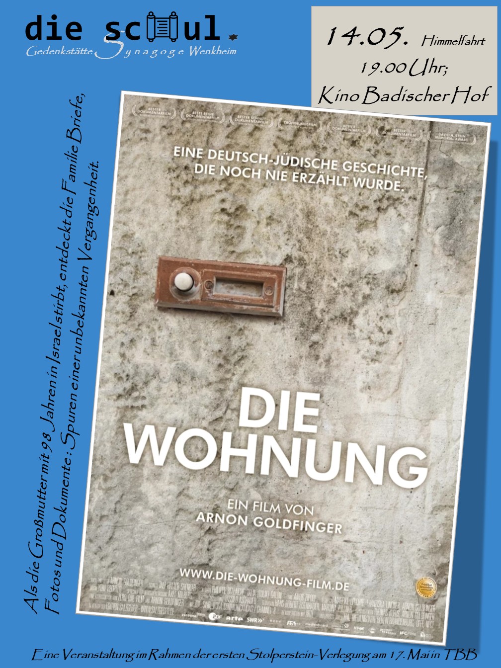 plakat die wohnung 14.05.26 2